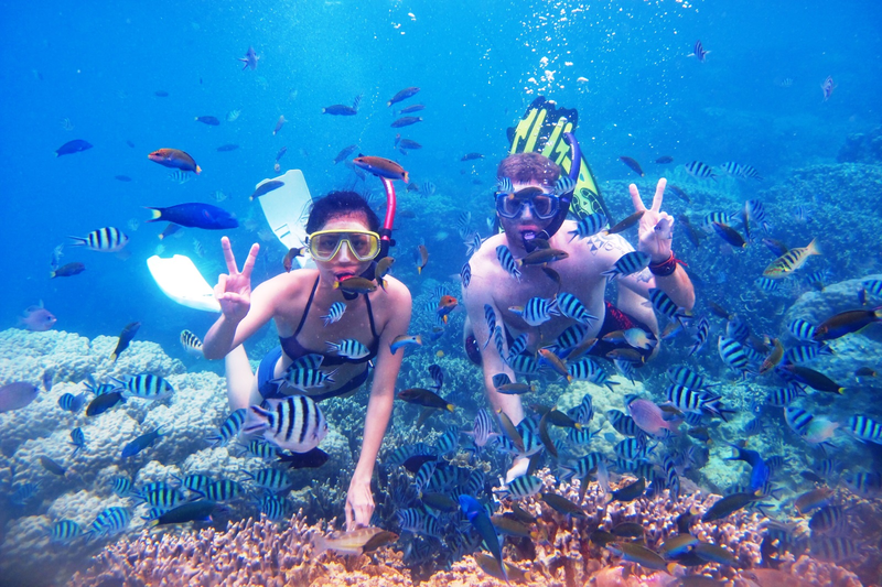 Snorkeling in Bali